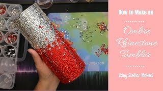 How to Bling a Tumbler Using Scatter Pattern