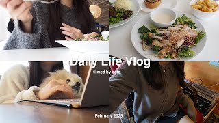 vlog)大学生3日間ブイログ💛春休みの過ごし方、日常🐈‍⬛友達とディナー🥂美容院💇‍♀️