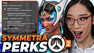 Trying out the NEW Symmetra Perks in Overwatch 2! The Extra Turret is so good against Dive heroes!