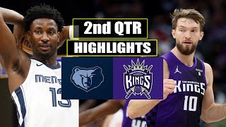 Sacramento Kings vs Memphis Grizzlies 2nd QTR HIGHLIGHTS | March 18 | 2024 NBA Season