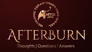 Afterburn: Thoughts, Q\u0026A on Covenant Community 101: The Journey Begins