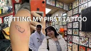 GETTING MY FIRST TATTOO IN PHILLY l Disney inspired tattoo