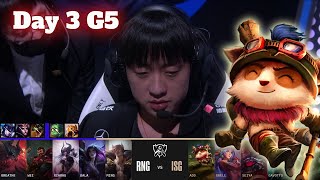 RNG vs ISG | Day 3 LoL Worlds 2022 Play-Ins | Royal Never Give Up vs Isurus Gaming