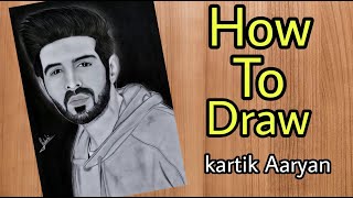 How To Draw Kartik Aryan | Portrait of Kartik Aryan Step By Step | Kartik Aryan | Pencil Drawing