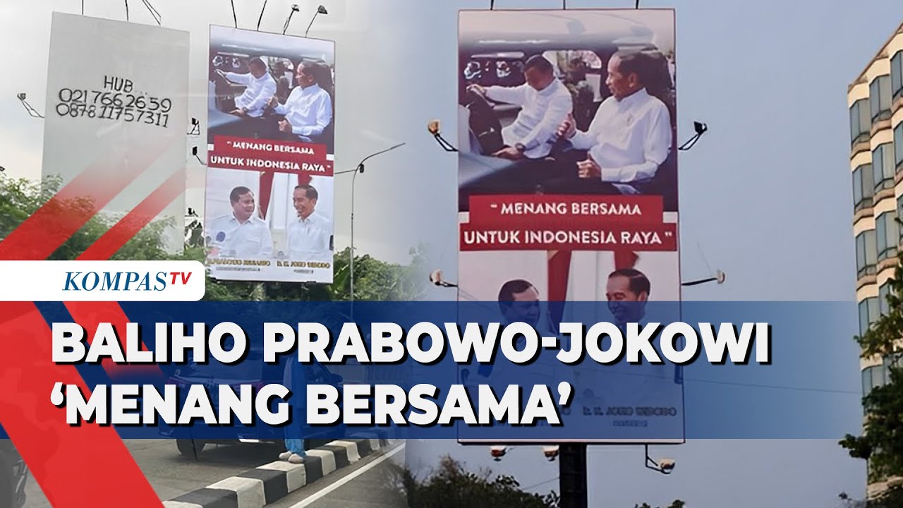 Baliho Prabowo & Jokowi 'Menang Bersama' Muncul Di Jakarta, Ada Apa ...