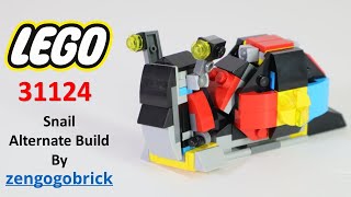 Lego - Snail Speed Build | MOC by zengogobrick | 31124 Alternate Build