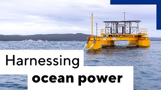 Harnessing the power of our oceans