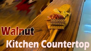 Making a Walnut Kitchen Counter With Traditional Joinery