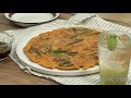 eng 오뚜기 부침가루로 김치부침개 만들기 kimchi pancake kimchi jeon easy korean food 김치전 레시피스튜디오