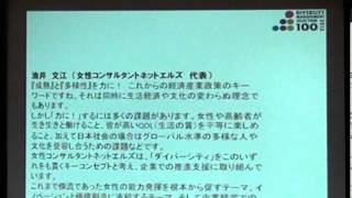 ダイバーシティ経営企業100選表彰式・シンポジウム３－７