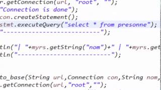 connect java with sql (jdbc) Statement