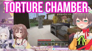 Korone And Shion Called Matsuri House a Torrture Chamber | Minecraft [Hololive/Eng Sub]