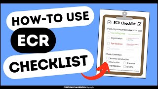 Elevate Your ECR Game: Unveiling the Ultimate STAAR ECR Checklist