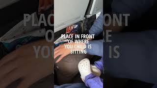 Flying with a toddler AIRPLANE HACK - Double your Child's seating area..No Extra Seat needed