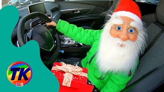 Santa Claus Surprises Parents with Christmas Presents | Adventures for Kids