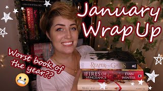 JANUARY WRAP UP || First rant review & many new fantasy favorites ✨