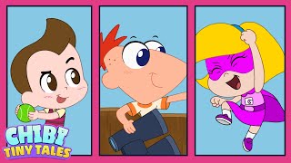Phineas & Ferb Chibi Tiny Tales 👀 | Hamster & Gretel x Milo Murphy | Binocular Blues |@disneychannel