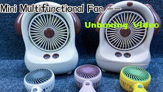 Mini handheld fan - spray fan portable, cool air and summer breeze | unboxing and review