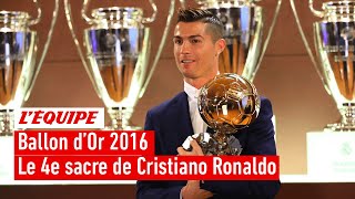 Ballon d'Or 2016 - Le 4e sacre et l'interview de Cristiano Ronaldo