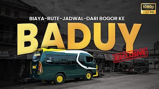 [EKSKLUSIF] Pertama Kali ke Baduy Naik Transportasi Umum | BOGOR - BADUY - 11 JANUARI 2025 #eps1