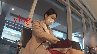 ENG/승무원vlog 오늘 손님 0명! 에미레이트 비즈니스클래스에서 꿀잠자는 듀티🛫