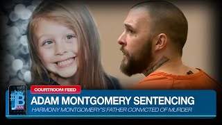 SENTENCING: Adam Montgomery, father of murdered Harmony Montgomery, being sentenced | #HeyJB Live