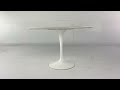 eero saarinen for knoll mid century tulip table