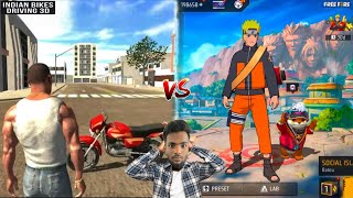 INDIAN 🇮🇳 BIKE DRIVING 3D VS FREE FIRE