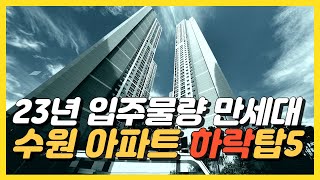 23년 현재 수원 부동산 아파트 하락 탑5