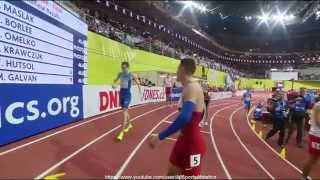 European Indoor Championships Prague - Pavel Maslak 45.33 (CR) - Men's 400 Metres Final