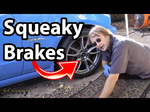 What can I spray on my brakes to make them stop squeaking?