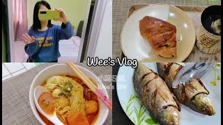 Vlog2  | 生活日常 Wee's life | 超市采买，一日三餐，简单料理