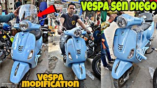 Vespa San diego modification | Vespa scooter modified | Vespa 2022