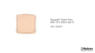 Aquacel Foam Non Adh 15 x 20cm per 5 420637