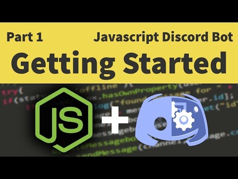 Code a Javascript Discord Bot: Part 1 - Getting Set Up Code a Javascript Discord Bot: Part 1 - Getting Set Up