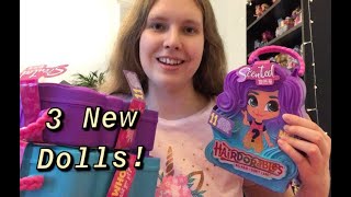 HAIRDORABLES SCENTED Series 4  - Unboxing 3 Different Dolls!