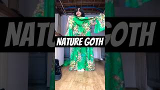 Build a nature goth outfit with me #gothfashion #goth #gothaesthetic #spacegoth #cosplay #gothoutfit