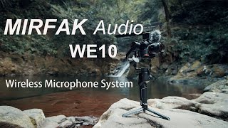 MIRFAKAudio WE10 | Wireless Microphone System | MOZA AirCross2×SONY α7SIII | Test Footage | 赤目四十八滝