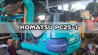 🚜(ขายค่ะ) รถขุดเล็กยอดนิยม KOMATSU PC25-1 สถาพสวยใช้งาน1400ชม.แท้ ระบบดี แน่นอน✅️ผ่อนเพียง8500บาท‼️