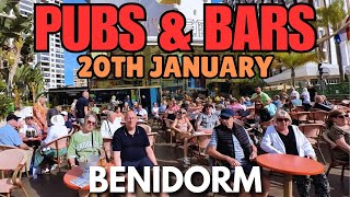 Benidorm - What's the BRITISH SQUARE Like in January? ┃ Full Pubs, Bars \u0026 More!