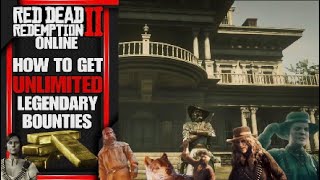 HOW TO GET UNLIMITED LEGENDARY BOUNTIES - RDR2 ONLINE RED DEAD REDEMPTION 2 ONLINE