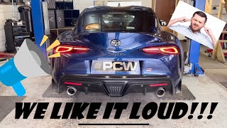 My 2020 Toyota Supra gets the PCW Exhaust Modification - Better than stock?