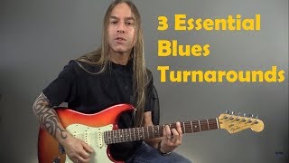 3 Essential Blues Turnarounds | GuitarZoom.com | Steve Stine