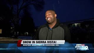 Snow in Sierra Vista!