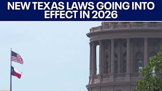 New Texas laws going into effect in 2026 | FOX 7 Austin