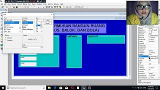 VISUAL BASIC LUAS PERMUKAAN BANGUN RUANG (KUBUS, BALOK DAN BOLA) BY IKRAPAMAL