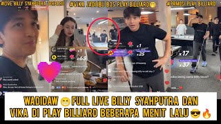 Wadidaw😁Full live vika dan Billy syahputra terbaru saat di play billiard beberapa menit 😎