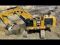 huge caterpillar 6015b excavator loading trucks sotiriadis mining works