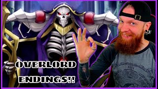 First Time Reacting to OVERLORD Endings 1 4