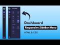 What Is The BEST Way To Create A Responsive Sidebar Menu using Html and CSS